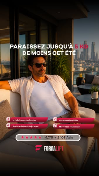 Une allure plus affûtée dès que vous l’enfilez