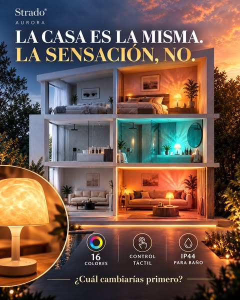 Tu espacio. Tu luz. Tu ambiente.