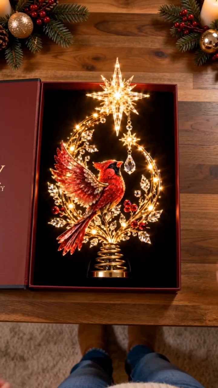 Cardinal Heaven’s Light Tree Topper