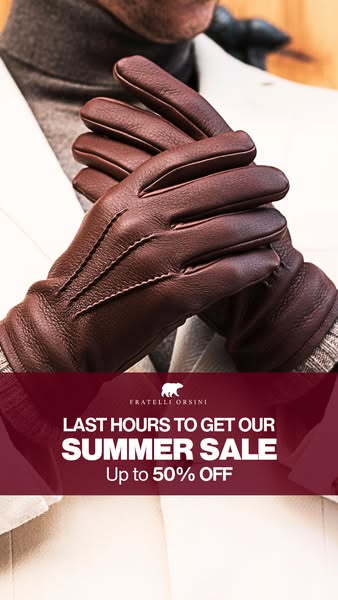 Luxury Italian Gloves | Summer Sale