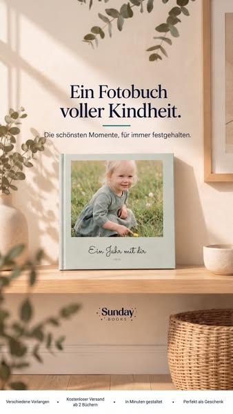 Ein Fotobuch voller Kindheit.
