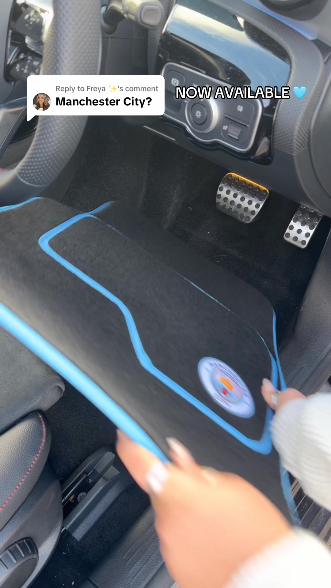 Official Licensed Manchester City FC Car Mats