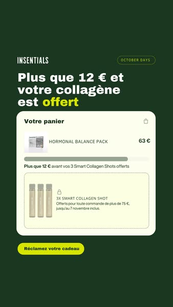 3 shots de collagène offerts