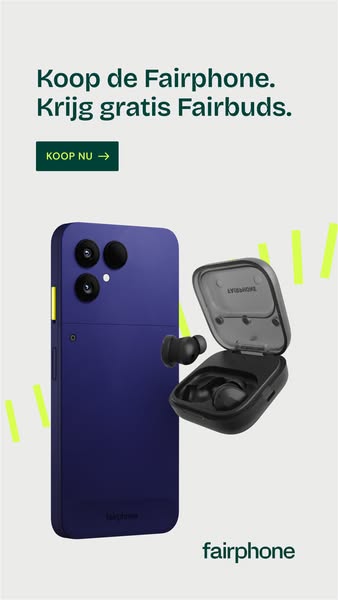 Koop Fairphone, krijg Fairbuds