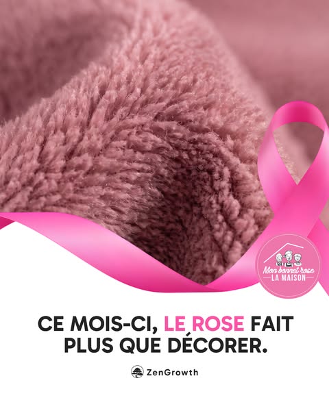ZenGrowth s'habille en rose pour Mon Bonnet Rose
