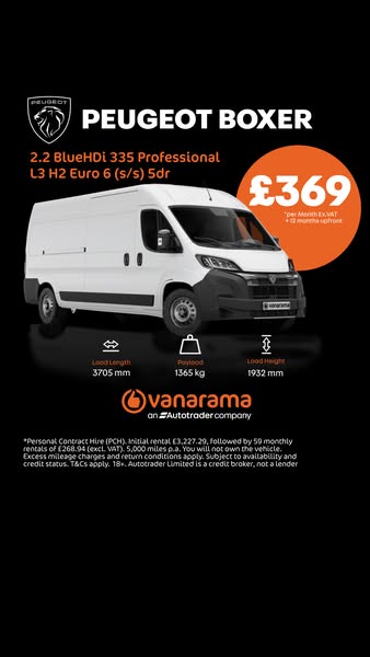 Our best value van deals