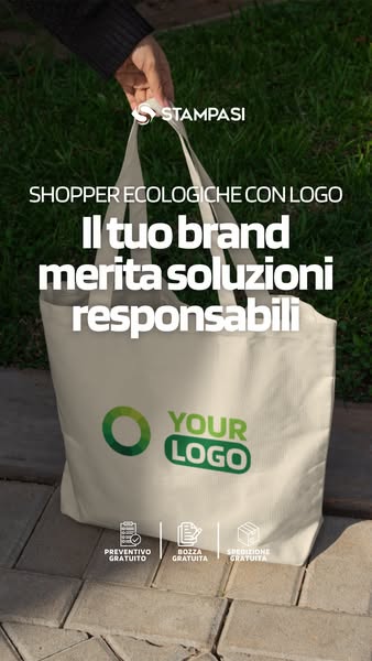 Shopper ecologiche personalizzate