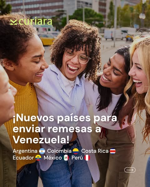 Envía dinero a Venezuela con la mejor tasa - Curiara