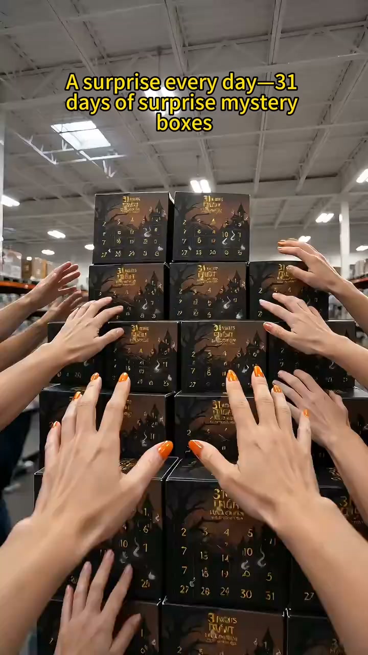 Halloween Countdown Advent Calendar Gift Box