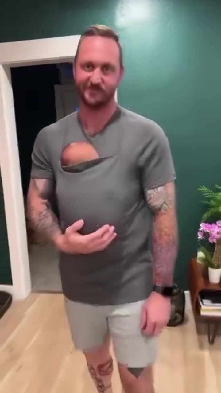 A pocket. Sewn in. That's it.