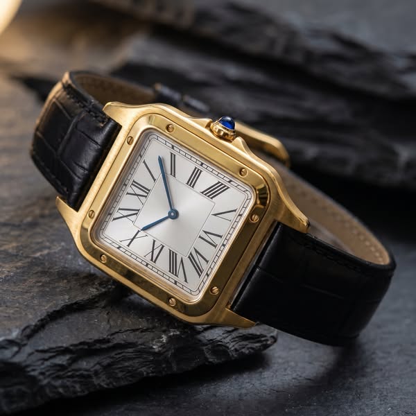 Ellis Gold Croc Watch