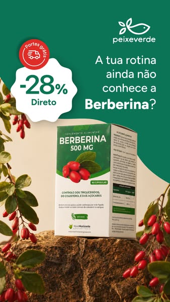 A sua Berberina está na Peixe Verde!