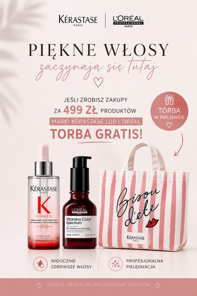 Piękne włosy zaczynają się tutaj
