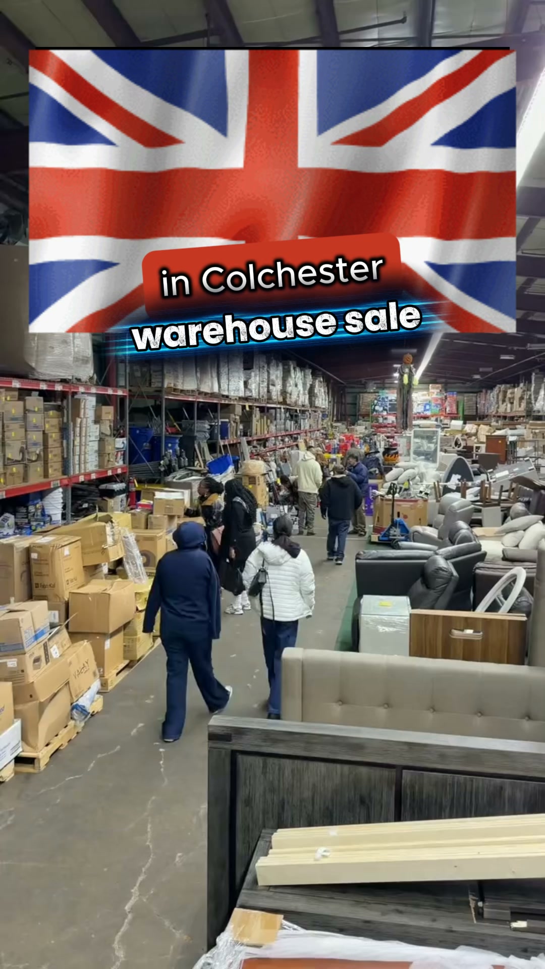 Learn more about warehouse sales scross Colchester