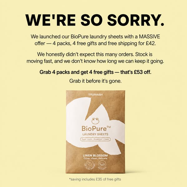 56% Off + £35 of Free Gifts