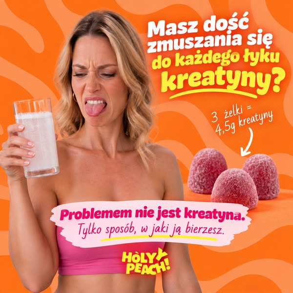 Kreatyna, która smakuje jak żelki!