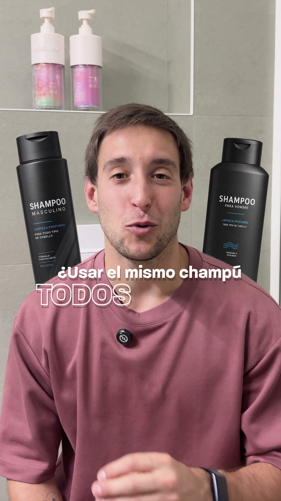 El champú para lavarte a diario