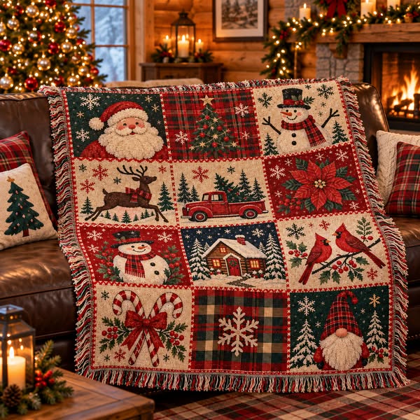 Wrap yourself in vintage Christmas magic!