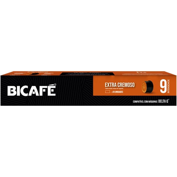 Cápsulas Café Bicafé Compatíveis Delta Q* Extra Cremoso 10 Un