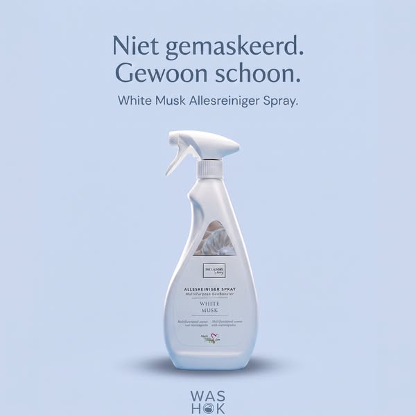 Niet gemaskeerd. Gewoon schoon.