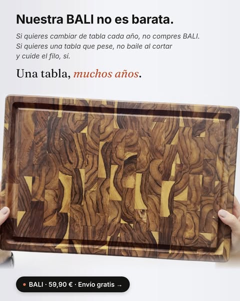 Teca a testa por 59,90 €