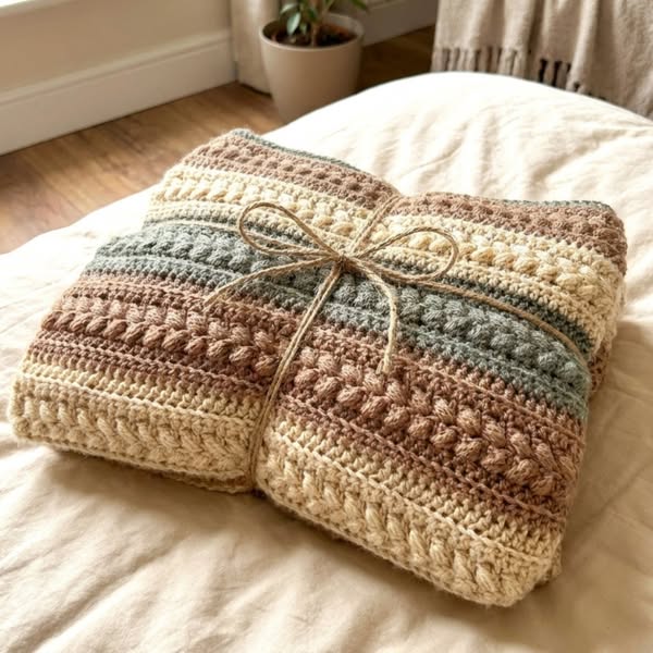 90% Farmhouse Crochet Blanket Pattern