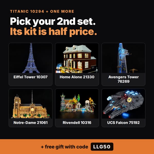 Light Up Titanic 10294 And Your Next Big Set For Less