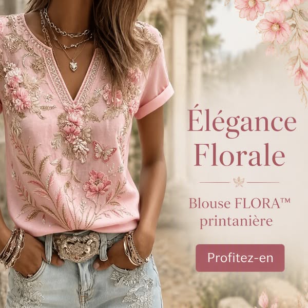Le haut fleuri qui fait toute la tenue | -50%