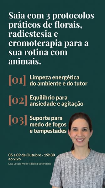 Imersão Saúde Holística Animal