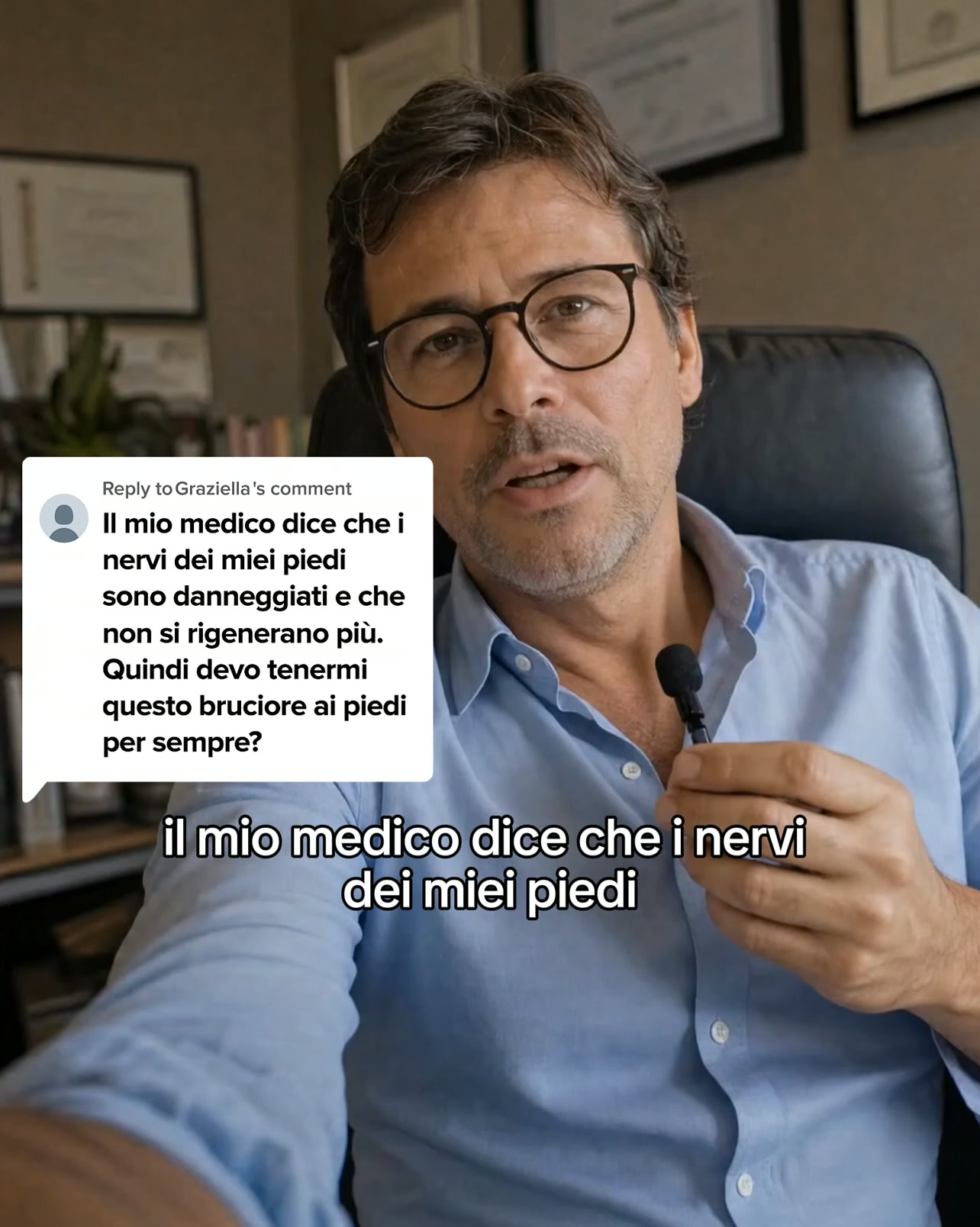 Formicolio ai piedi che torna appena ti fermi?