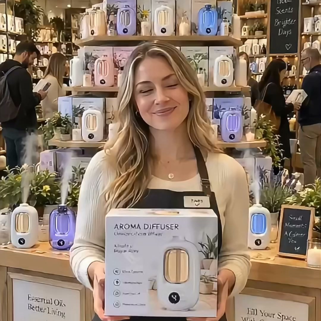 Automatische aromadiffuser voor frisse ruimtes