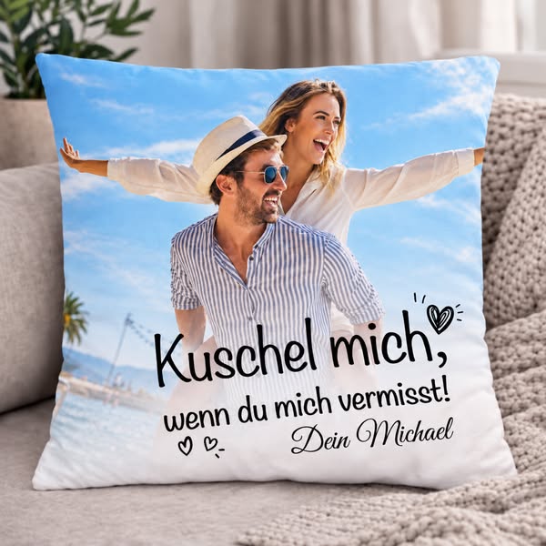 Verschenke ein individuell gestaltetes Kissen