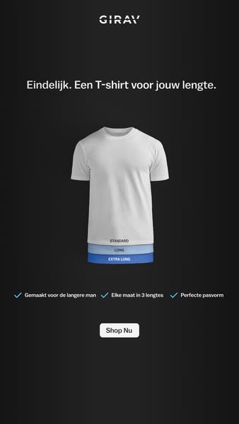 T-shirts: 3 voor €60