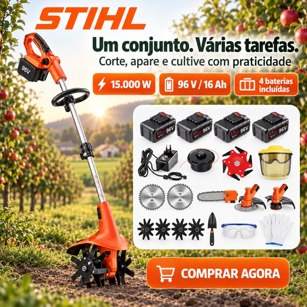 【STIHL】Cultivador Multifuncional 5 em 1: Desperte a sua paixão pela jardinagem!