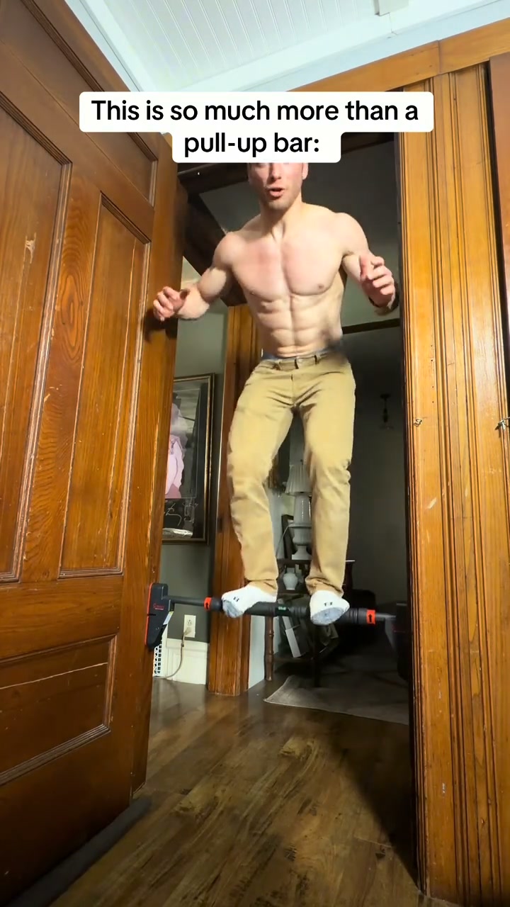 turn your doorway into a home gym
