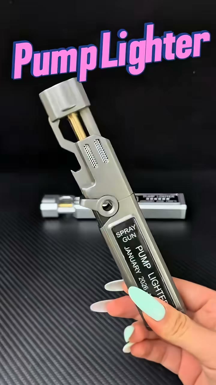 Outdoor Windproof Rechargeable Metal Case Lighter