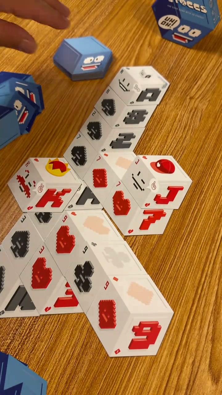 Fast-paced party card game with 3D energy mechanics