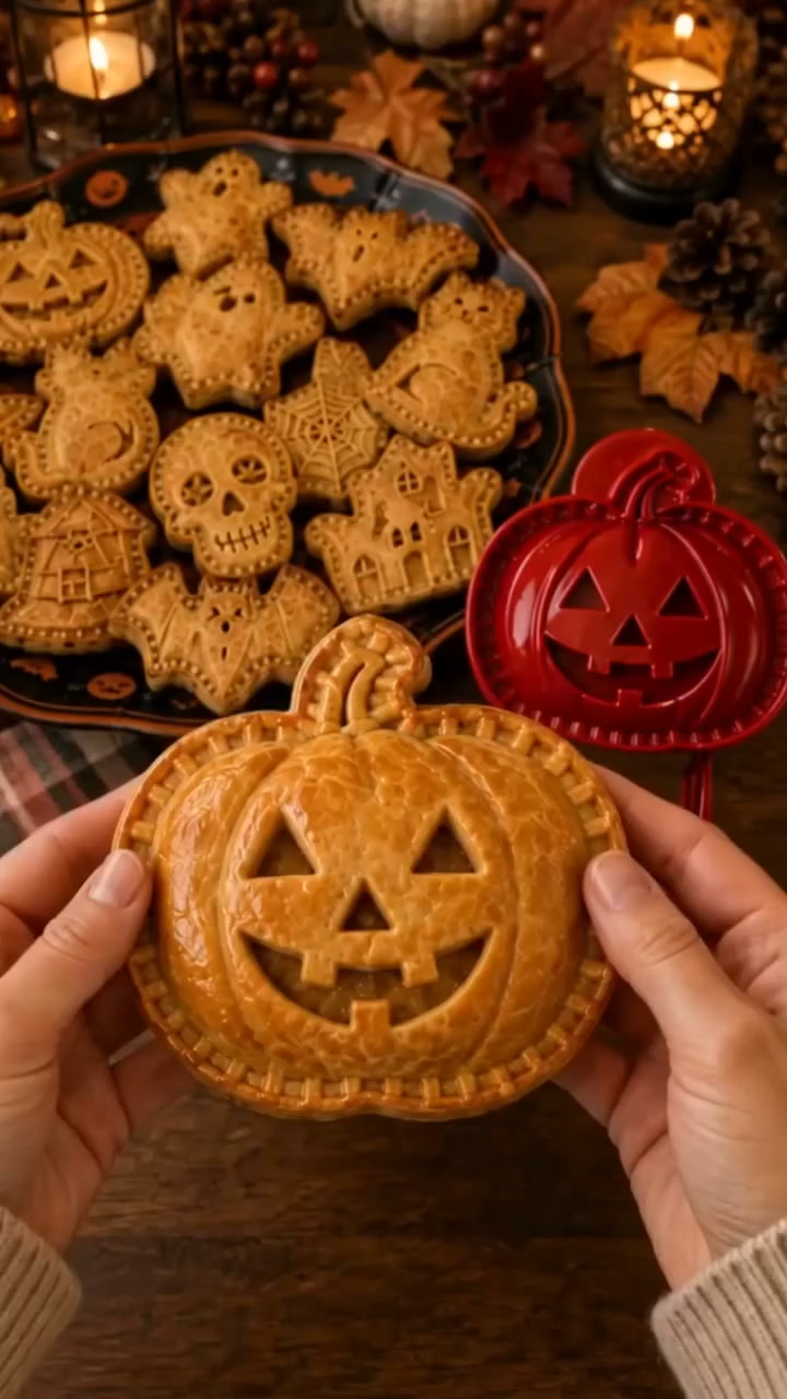 Halloween Mini Pie Maker – Spooky Hand Pie Mold for Easy Festive Treats