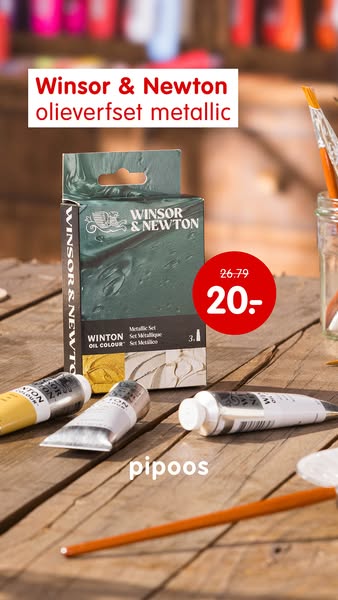 Winsor & Newon olieverfset metallic