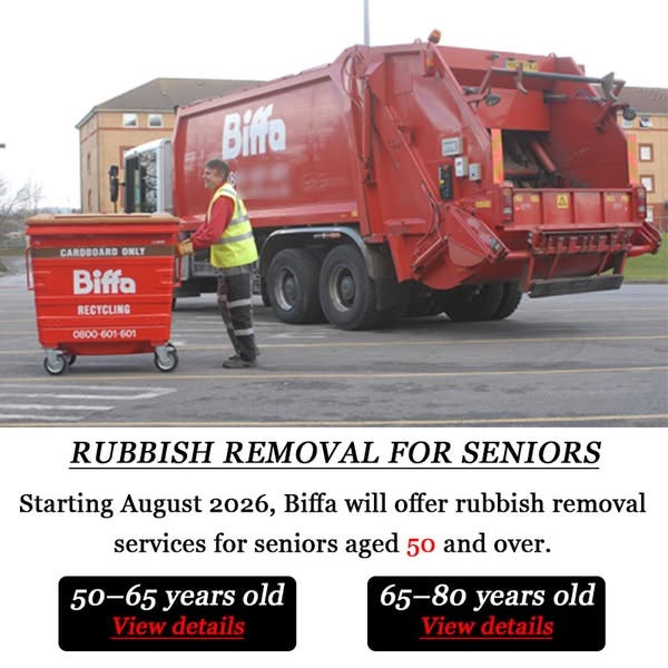 Biffa Rubbish Removal Services for Seniors in the UK