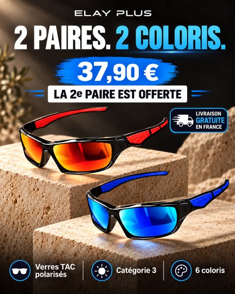 La 2e paire est offerte