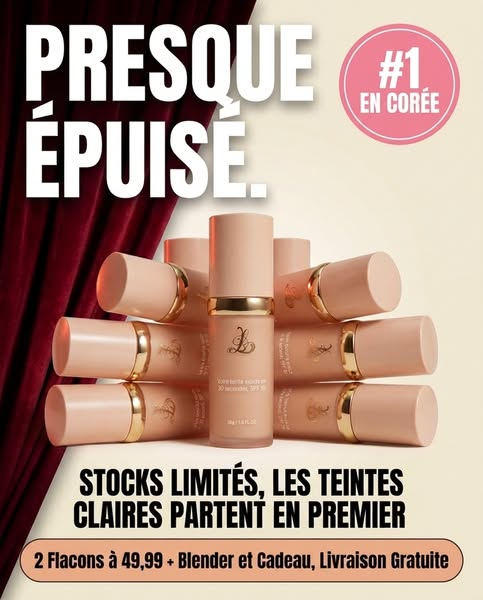 Plus que quelques flacons avant rupture