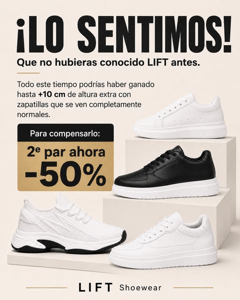 Gana hasta +10 cm de altura