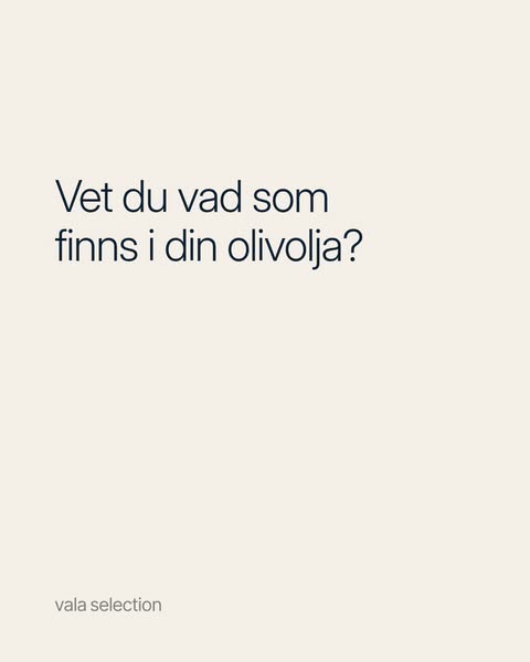 Vet du vad som finns i din olivolja?