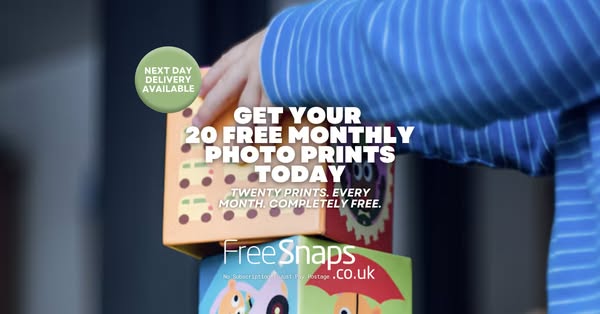 20 Free Prints Every Month