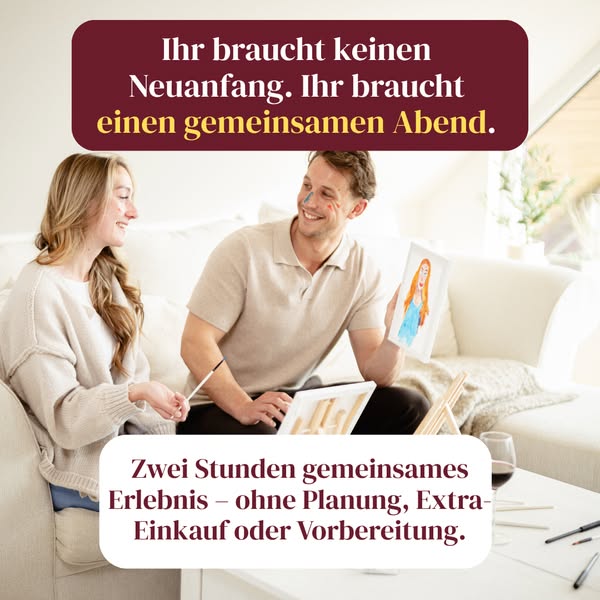 Eure nächste kreative Date Night - Das Paint Your Partner Set