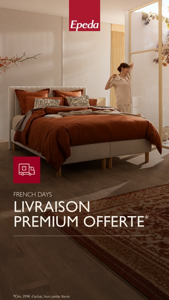 FRENCH DAYS - LIVRAISON OFFERTE