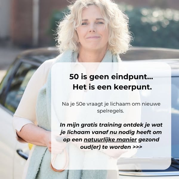 50 is geen eindpunt. Het is een keerpunt.