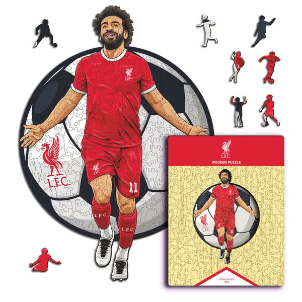Mohamed Salah - Holzpuzzle