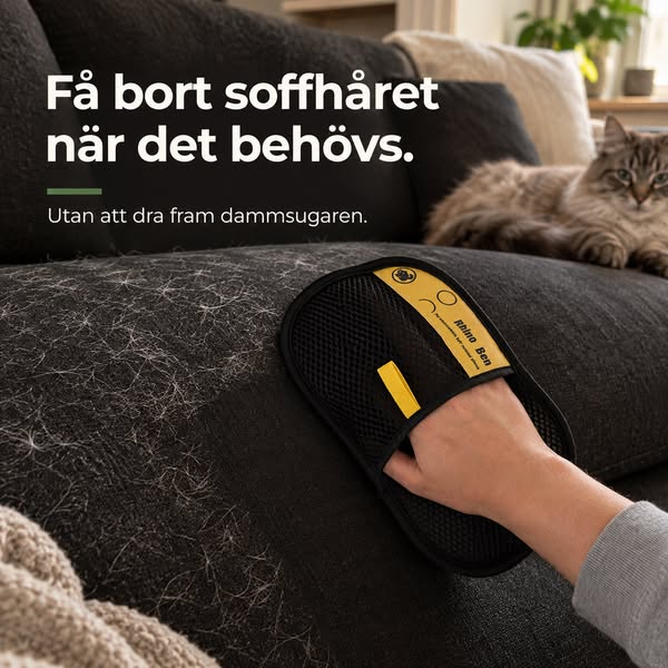 Älskar katten. Inte katthåret.